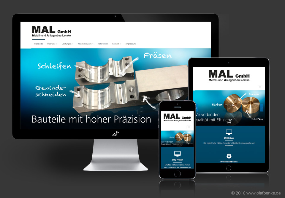 Website von Lemke Metallbau