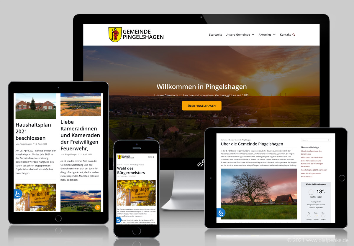 Website Pingelshagen