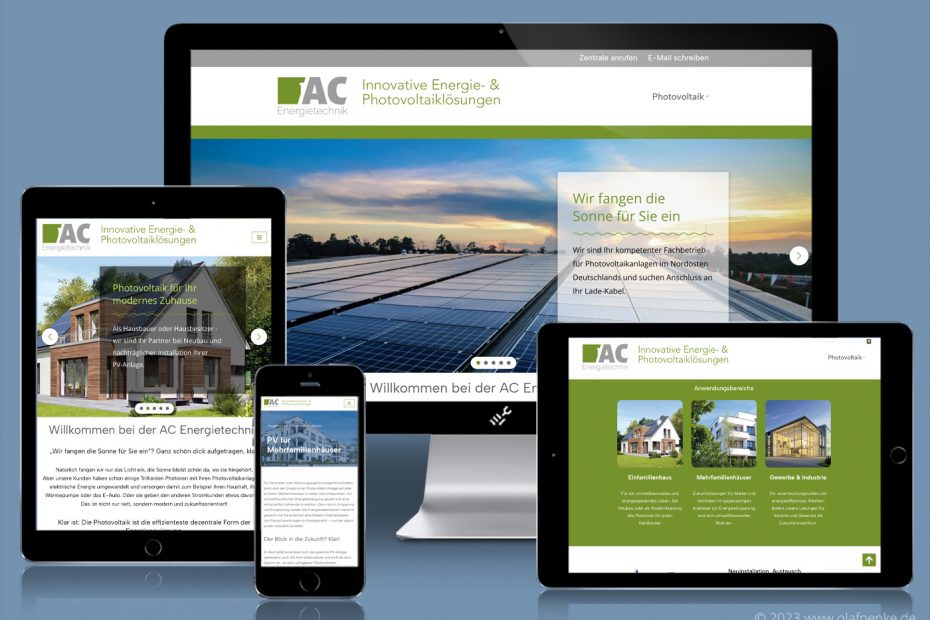 Website ACE Energietechnik