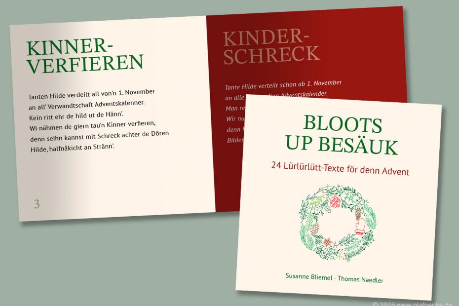 Heft "Bloots up Besäuk"