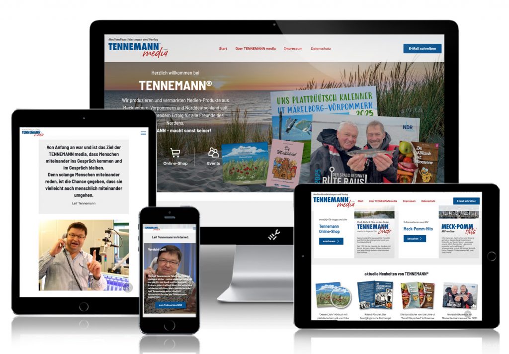 Website Beispiel Tennemann